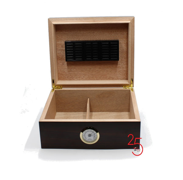Trademark 50+ Cigar Capacity Humidor + A FREE Bottle of our Humidor Solution ( $16.99 473ml).