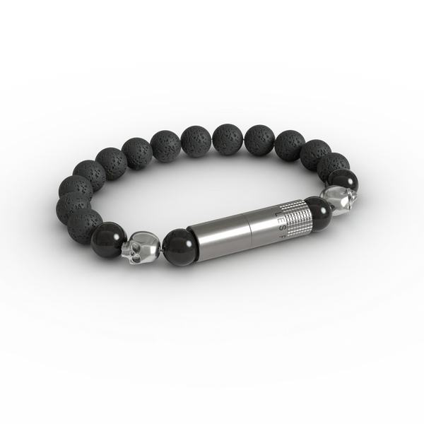 Les Fines Lames Punch Bracelet Volcano Skull