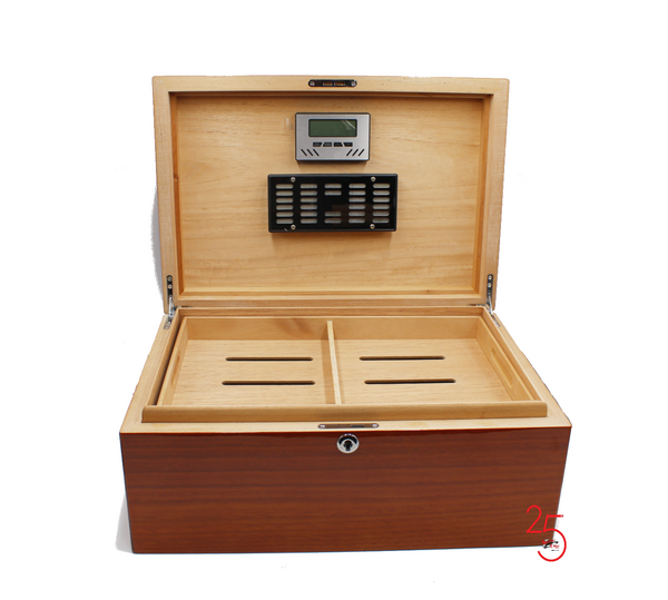 York Bubinga Wood 150+ Cigar Capacity Humidor