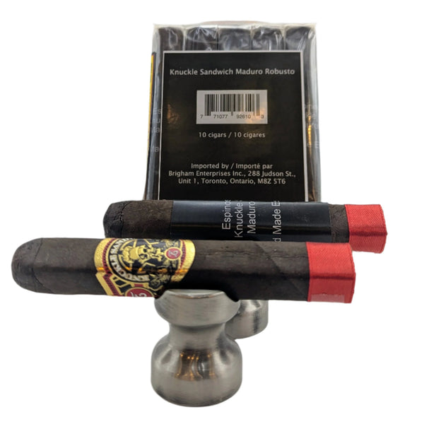 Espinosa Knuckle Sandwich Maduro Robusto…BUY 5 ESPINOSA CIGARS and Receive a $35 value for a NICKEL!