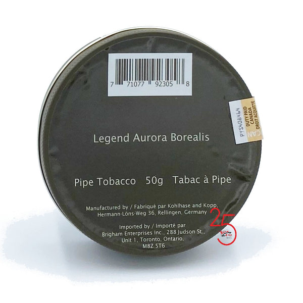 Legend Aurora Borealis 50g Pipe Tobacco