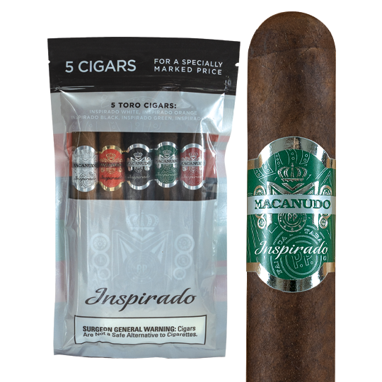 Macanudo Inspirado Toro 5 Sampler Pack