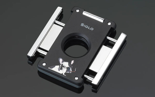 Siglo Dog in Black Lighter and Cutter Set