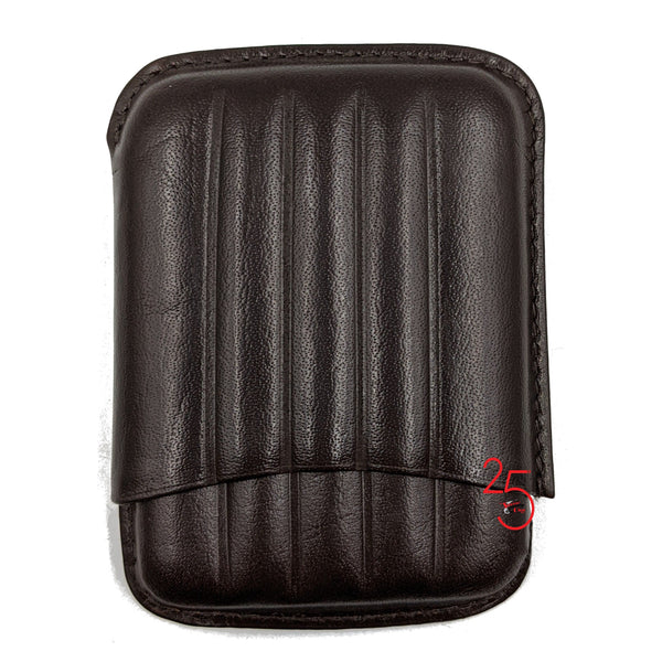Black or Brown Leather 5 Mini Cigar Pouch...Click here for Collection!