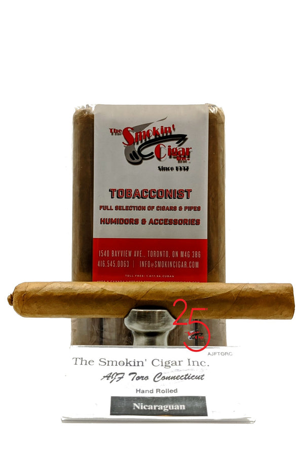 The Smokin' Cigar Inc. AJF Toro Connecticut 6 1/2x54. Buy 10 and get one for a penny!