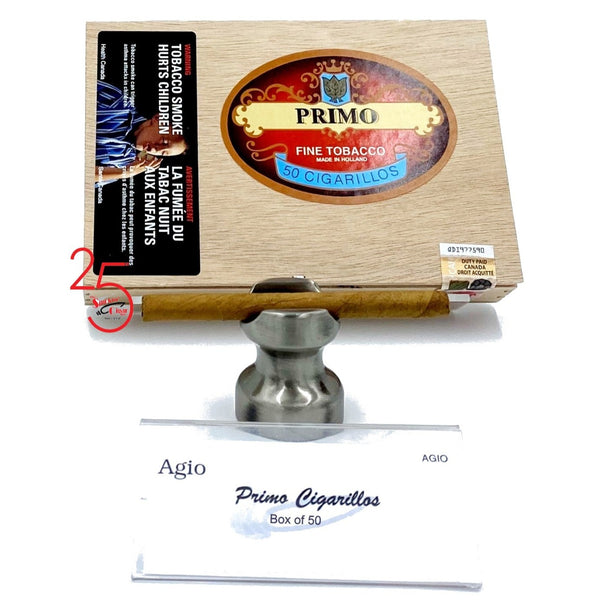 Agio Primo Cigarillos Box of 50 - TSC Inc. Agio Cigarillos