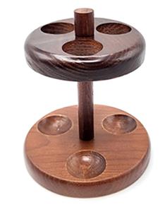 Anton 3 Pipe Wooden Pipe Stand