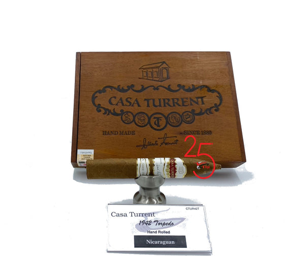 Casa Turrent 1942 Torpedo - TSC Inc. Casa Turrent Cigar