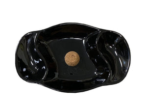 2 Pipe Ceramic Ashtray with knocker - TSC Inc. The Smokin' Cigar Inc. Ashtray