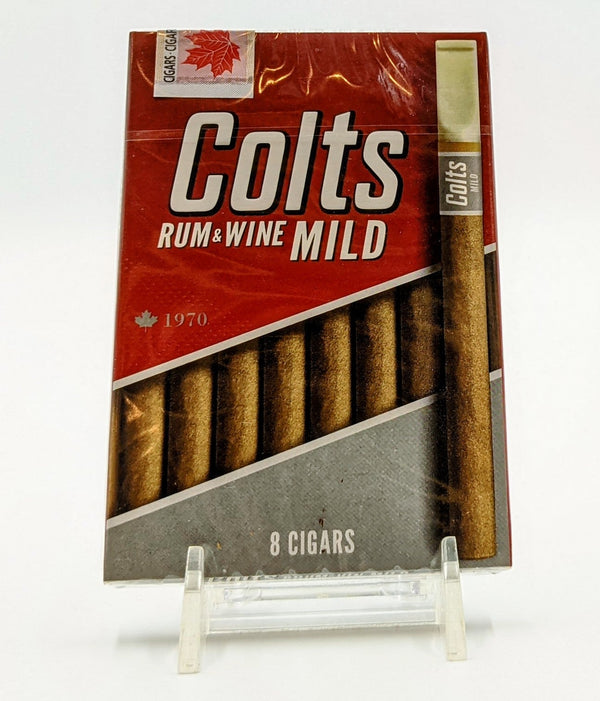 Colts Rum and Wine Label Tipped Cigarillos 8 Pack - The Smokin' Cigar Inc. Colts Cigarillos