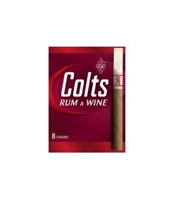 Colts Rum and Wine Tipped Cigarillos 8 Pack - TSC Inc. Colts Cigarillos
