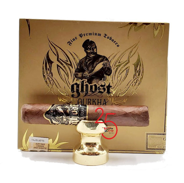 Gurkha Ghost Gold Shadow Robusto 5"x52…BUY 4 Gurkha CIGARS AND GET 1 ($22.99) GURKHA CIGAR FOR A PENNY!