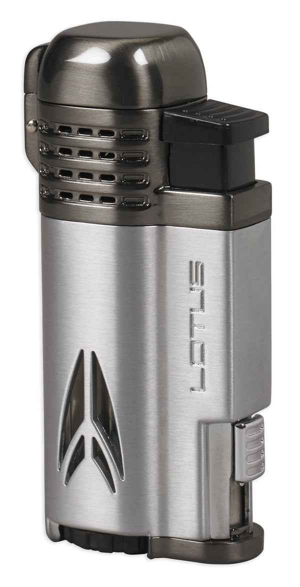 Lotus Defiant Quad Flame Lighter. Click here to see collection! - TSC Inc. Lotus Lighters