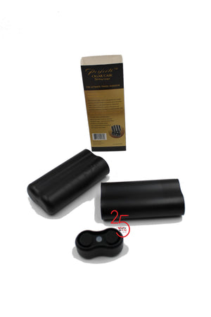 Perfecto 2 Finger Cigar Case 70 Ring Gauges Built in Humidifier - TSC Inc. Perfecto Accessories