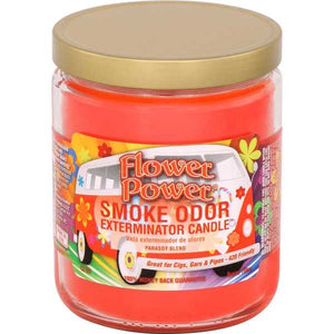 Smoke Odor Flower Power Candle - TSC Inc. Smoke Odor Candle Accessories