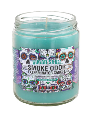 Smoke Odor Sugar Skull Candle - TSC Inc. Smoke Odor Candle Accessories