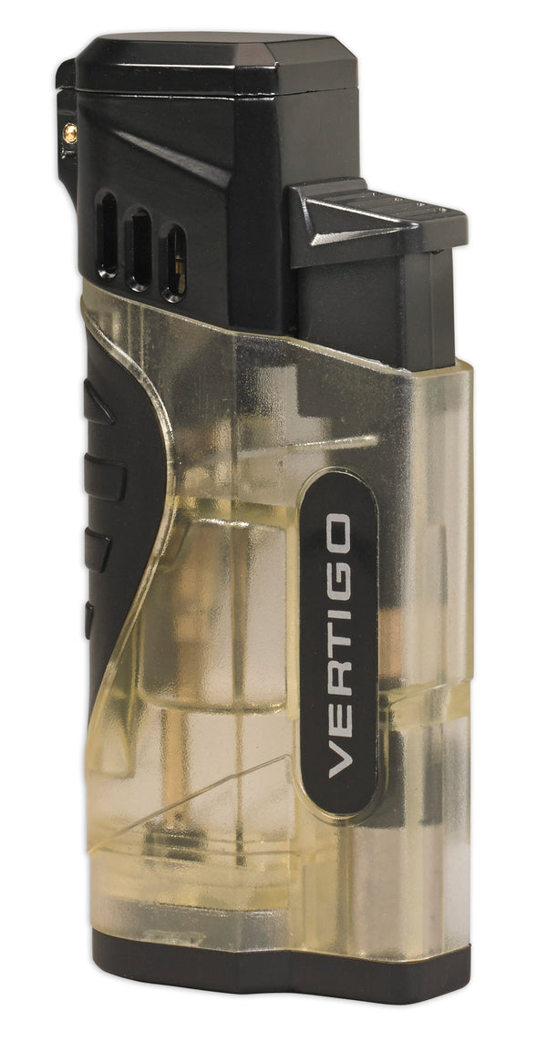 Vertigo Stinger 4 Flames Torch with built in Cigar Punch. Click here to see Collection! - TSC Inc. Vertigo Lighters