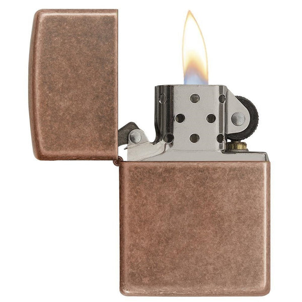 Zippo Antique Copper Lighter - TSC Inc. Zippo Lighters