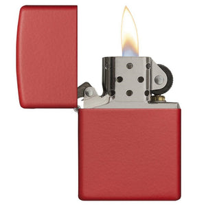 Zippo Red Matte Lighter - TSC Inc. Zippo Lighters