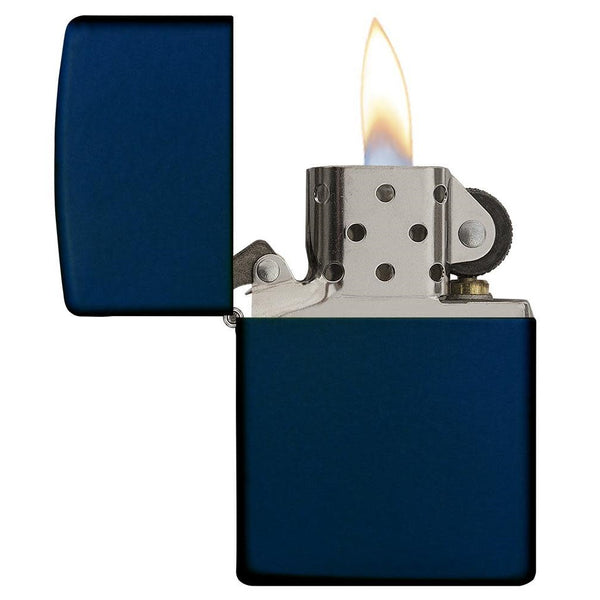 Zippo Navy Blue Matte Lighter - TSC Inc. Zippo Lighters