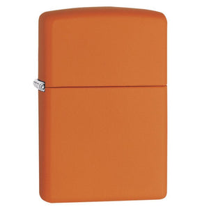 Zippo Orange Matte Lighter - TSC Inc. Zippo Lighters