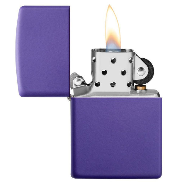 Zippo Purple Matte Lighter - TSC Inc. Zippo Lighters