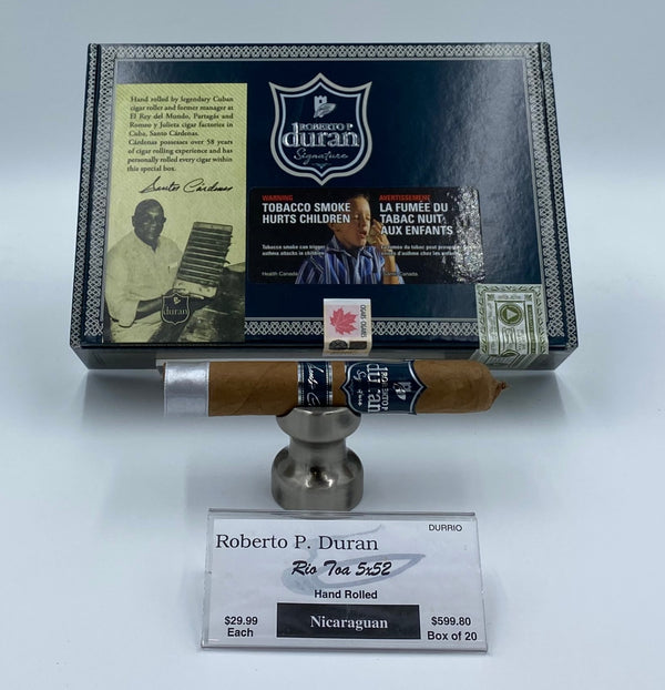 Roberto P. Duran Rio Toa - TSC Inc. Roberto P. Duran Cigar
