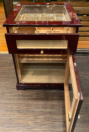 Galleria End Table 600+cc Humidor Includes Hydra SM Electronic Humidifier ($199.99 FREE.) NOT AVAILABLE FOR SHIPPING, LOCAL PICK-UP ONLY! - TSC Inc. The Smokin' Cigar Inc. Humidors